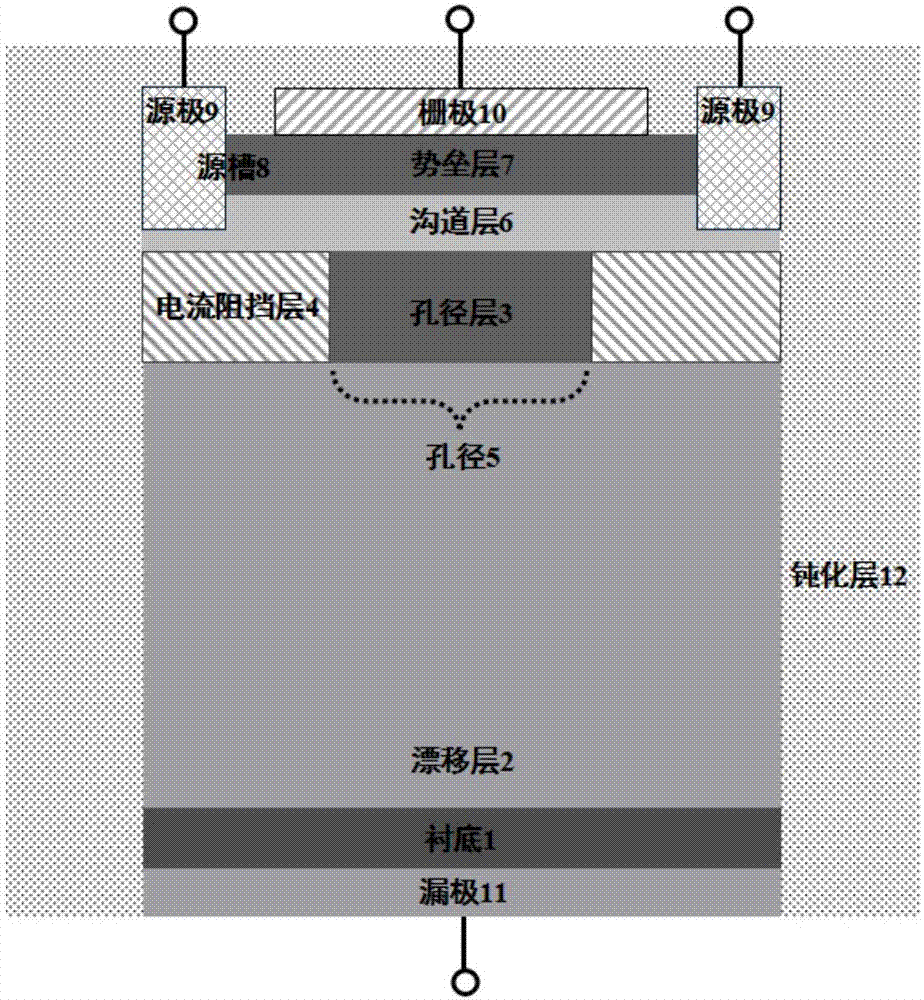 Vertical power device based on gate field plate and drain field plate, and manufacturing method thereof