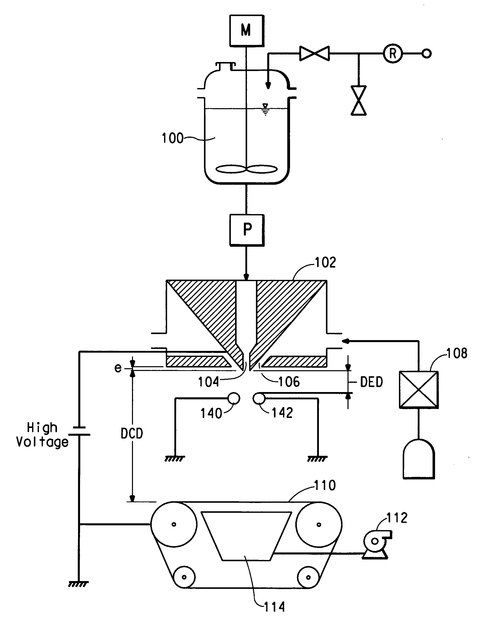 Electroblowing web formation process