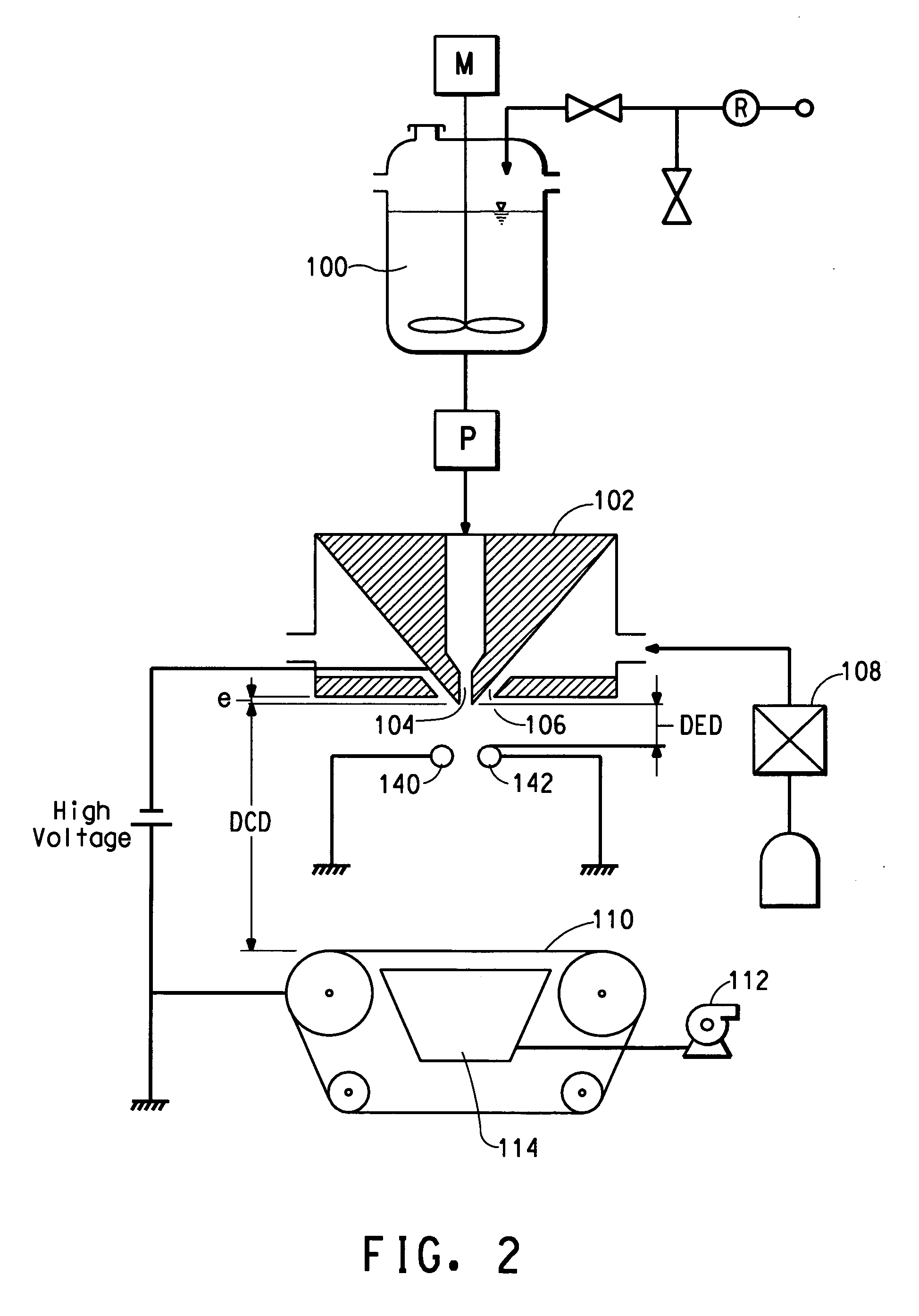 Electroblowing web formation process