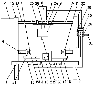 Tool structure suitable for intelligent welding of vehicle trim parts