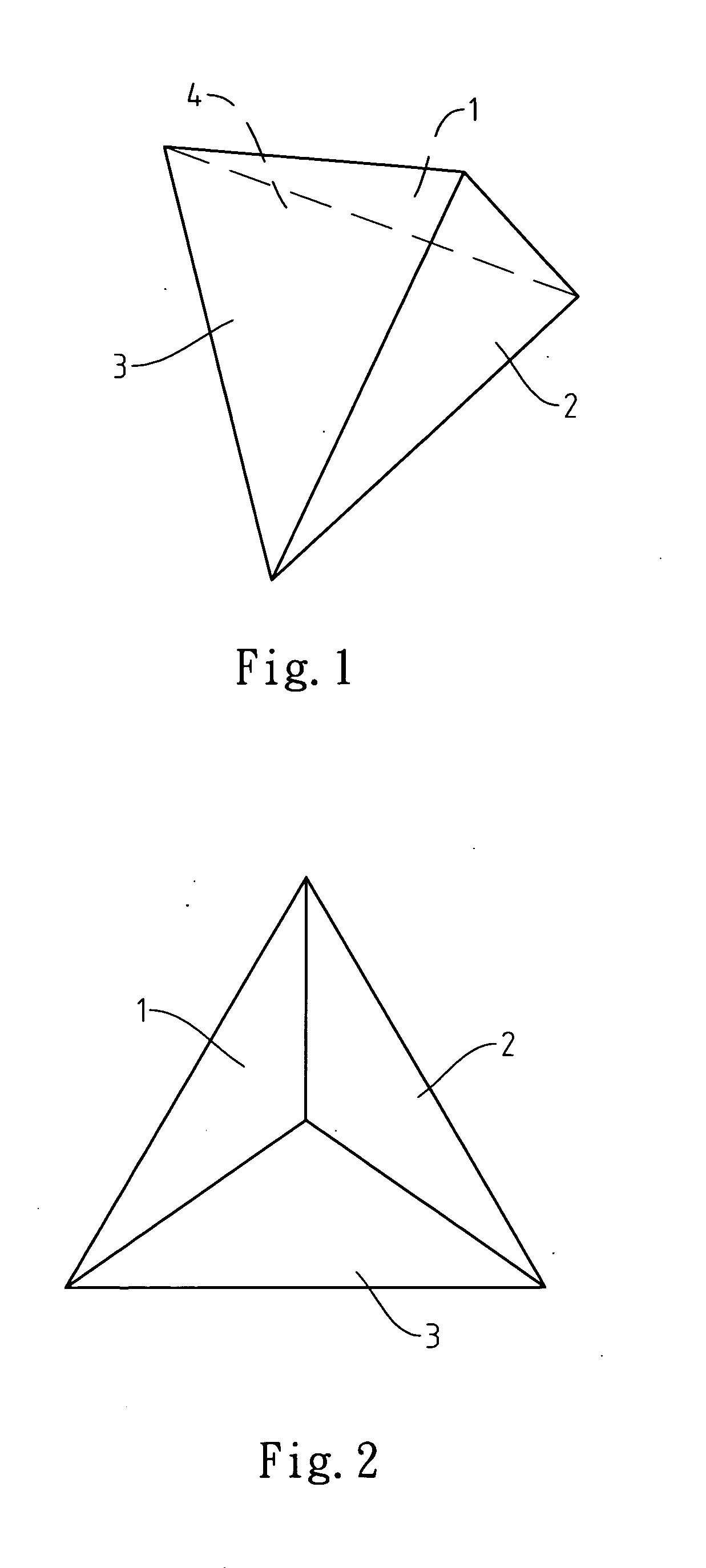 Mapping and drawing method for a tetrahedron map