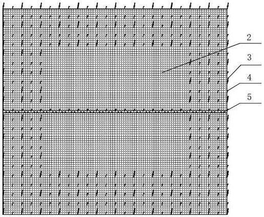 Net covering structure for slowing down burying of sand blocking net by moving dune