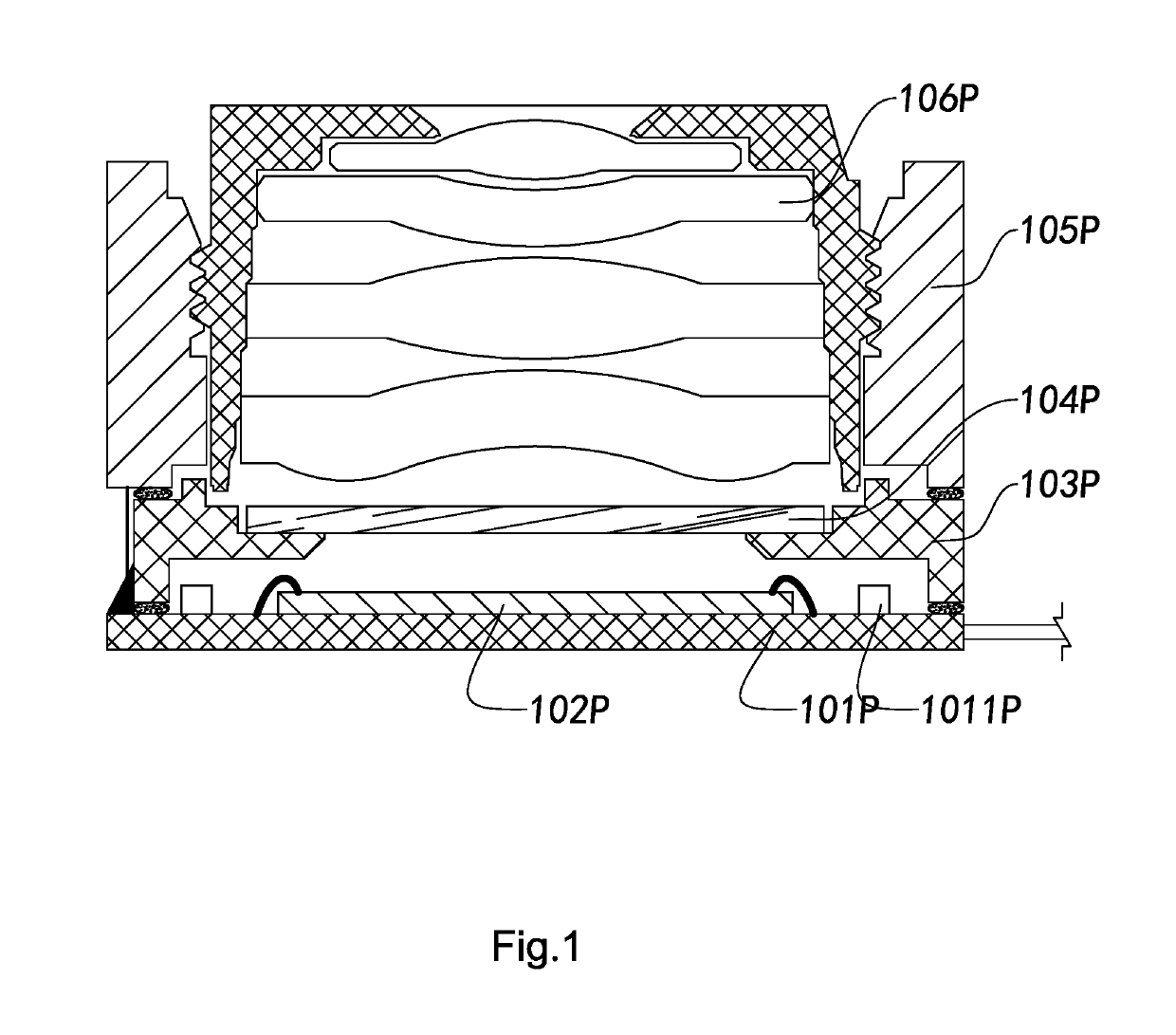 Camera module, and photosensitive component thereof and manufacturing method therefor