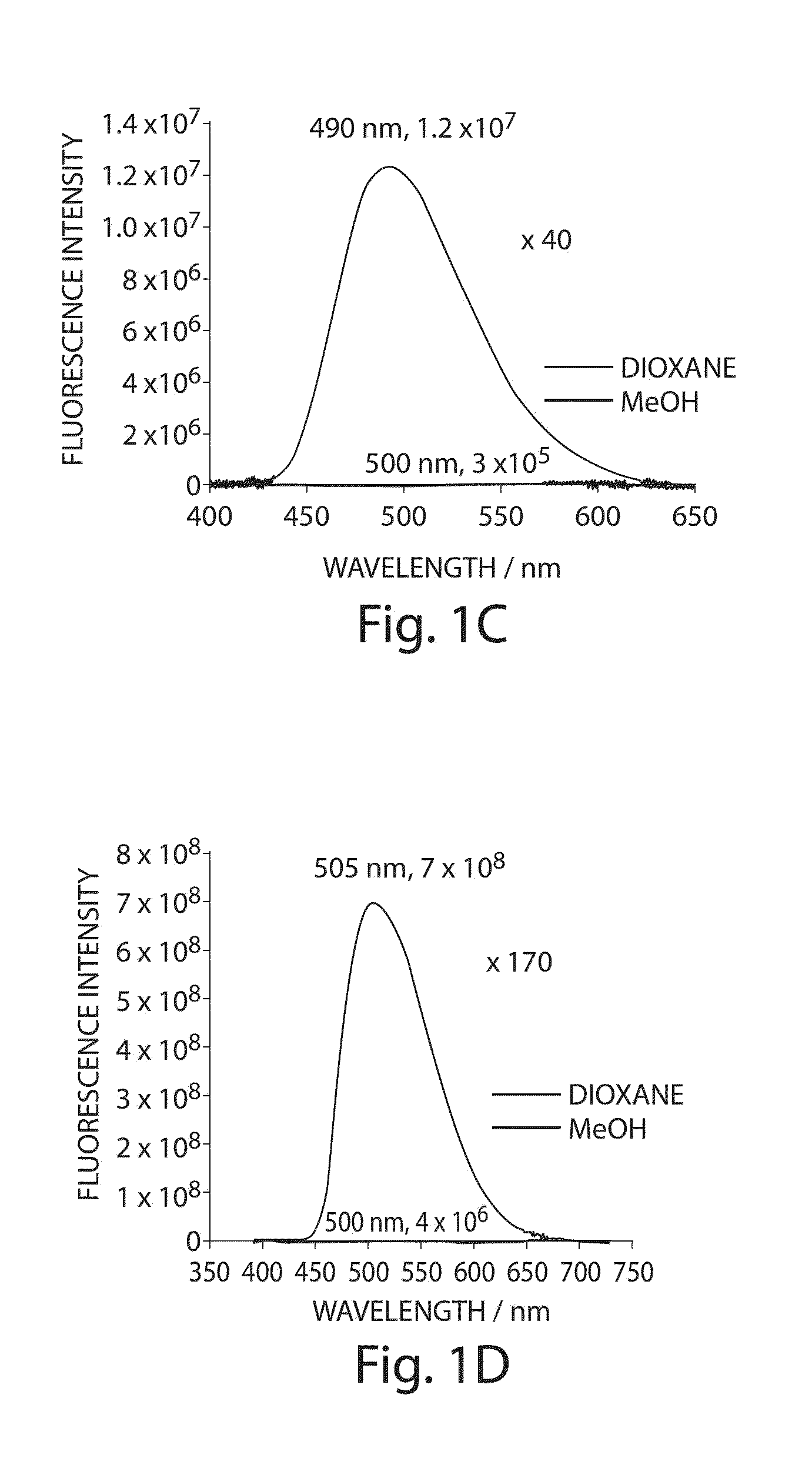 Environmentally sensitive fluorophores