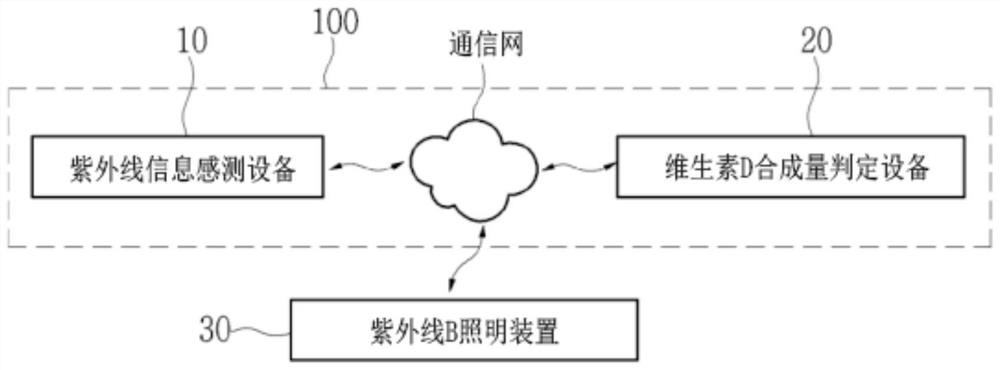 Device for judging vitamin D synthesis amount, control method for the device, and system for inducing vitamin D synthesis in vivo