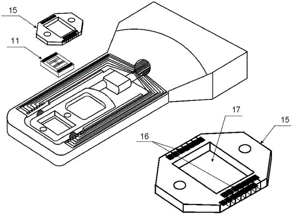 Comprehensive test sample rod for double-shaft tilting in-situ force and electric property of transmission electron microscope