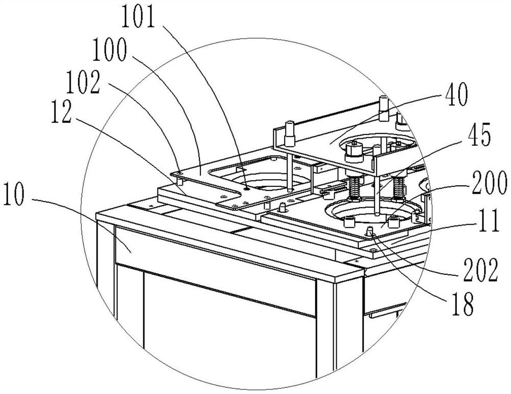 Graphite boat card point automatic loading and unloading device