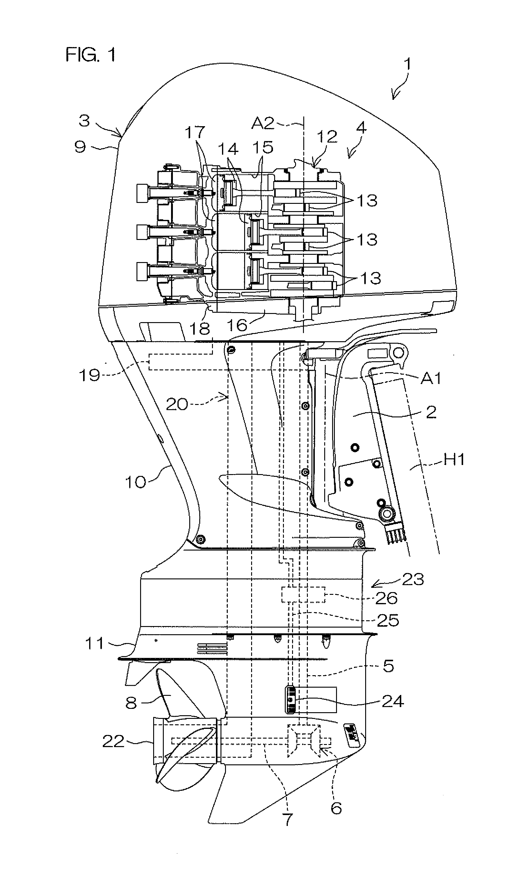 Vessel propulsion apparatus