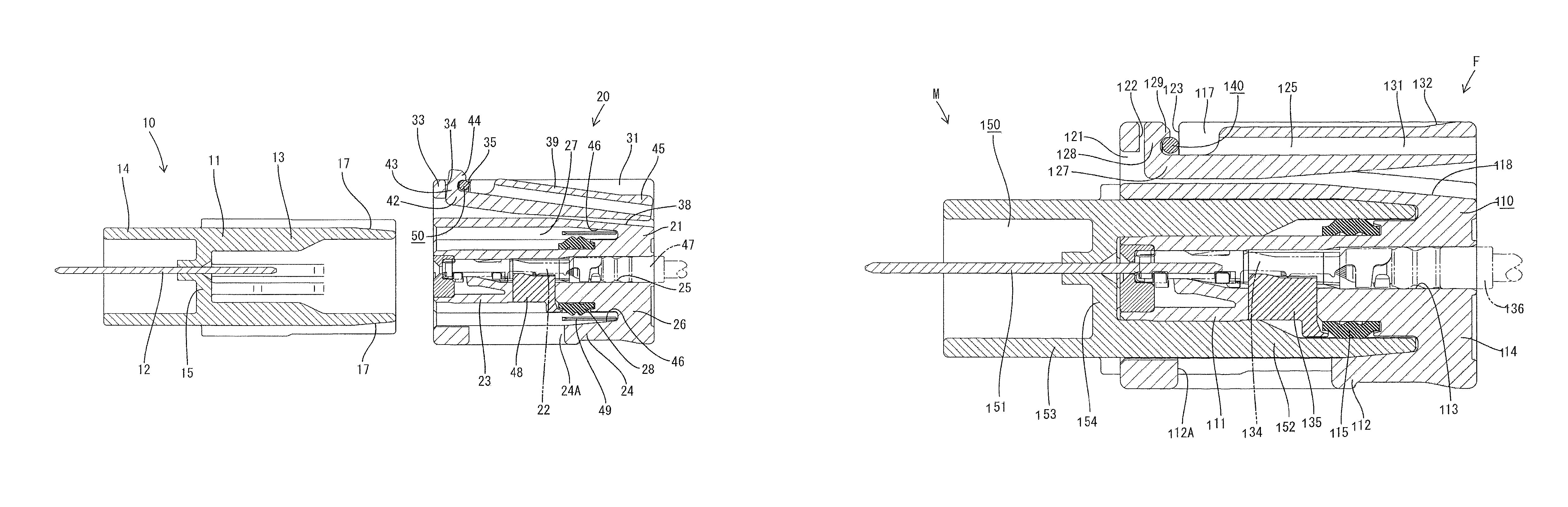 Connector device and locking structure