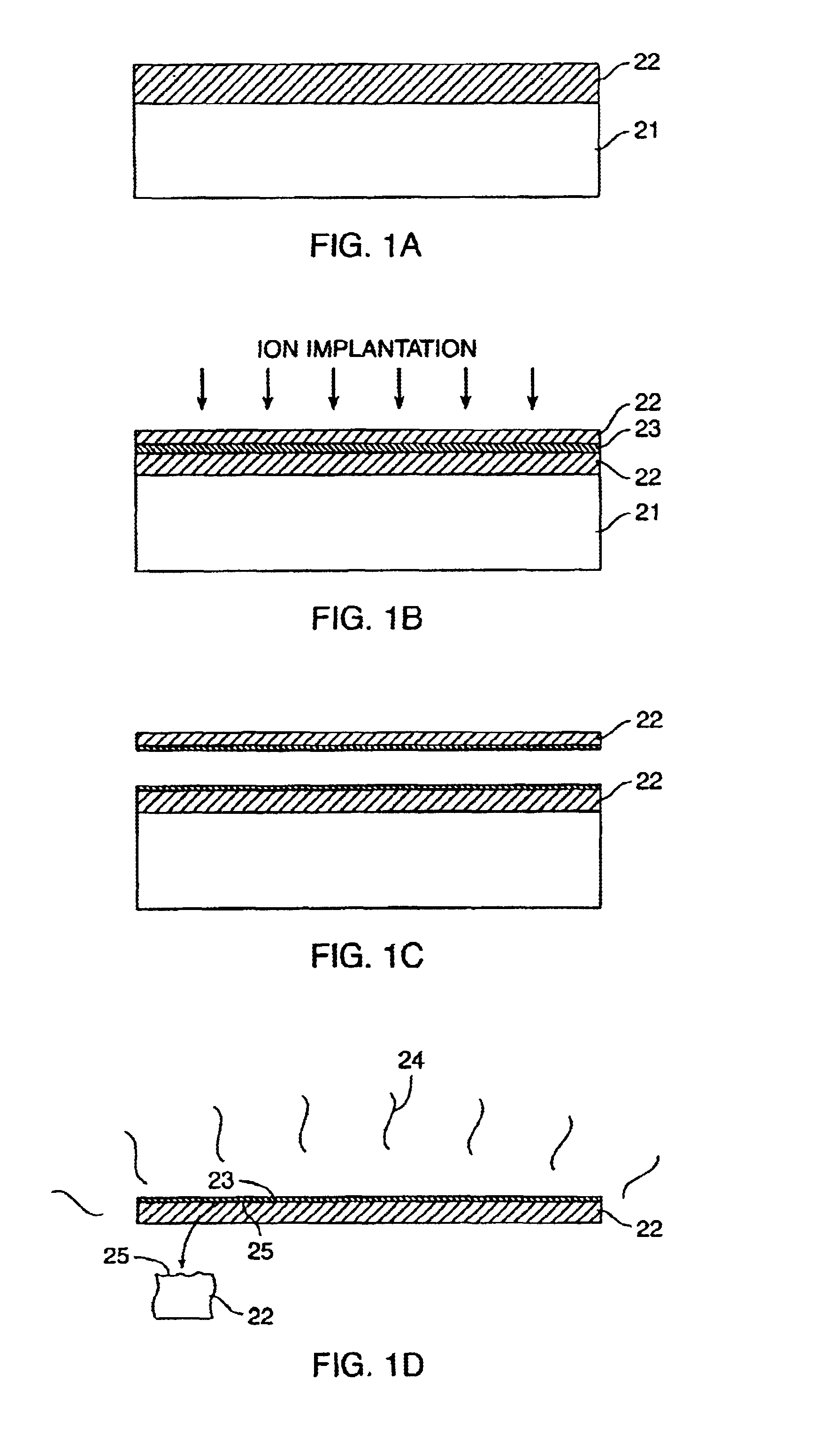 Smoothing method for cleaved films made using a release layer