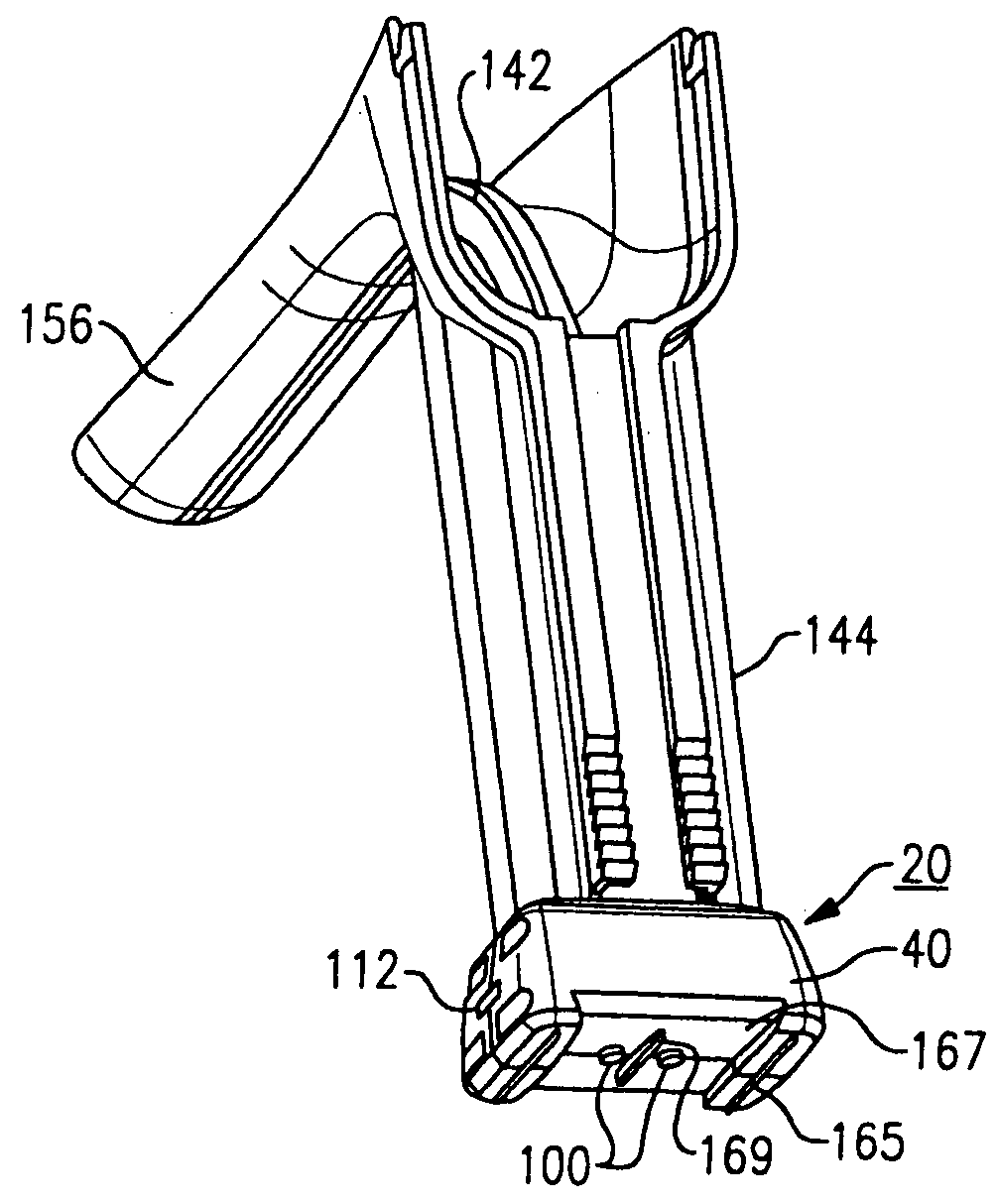 Vaginal speculum assembly having portable illuminator