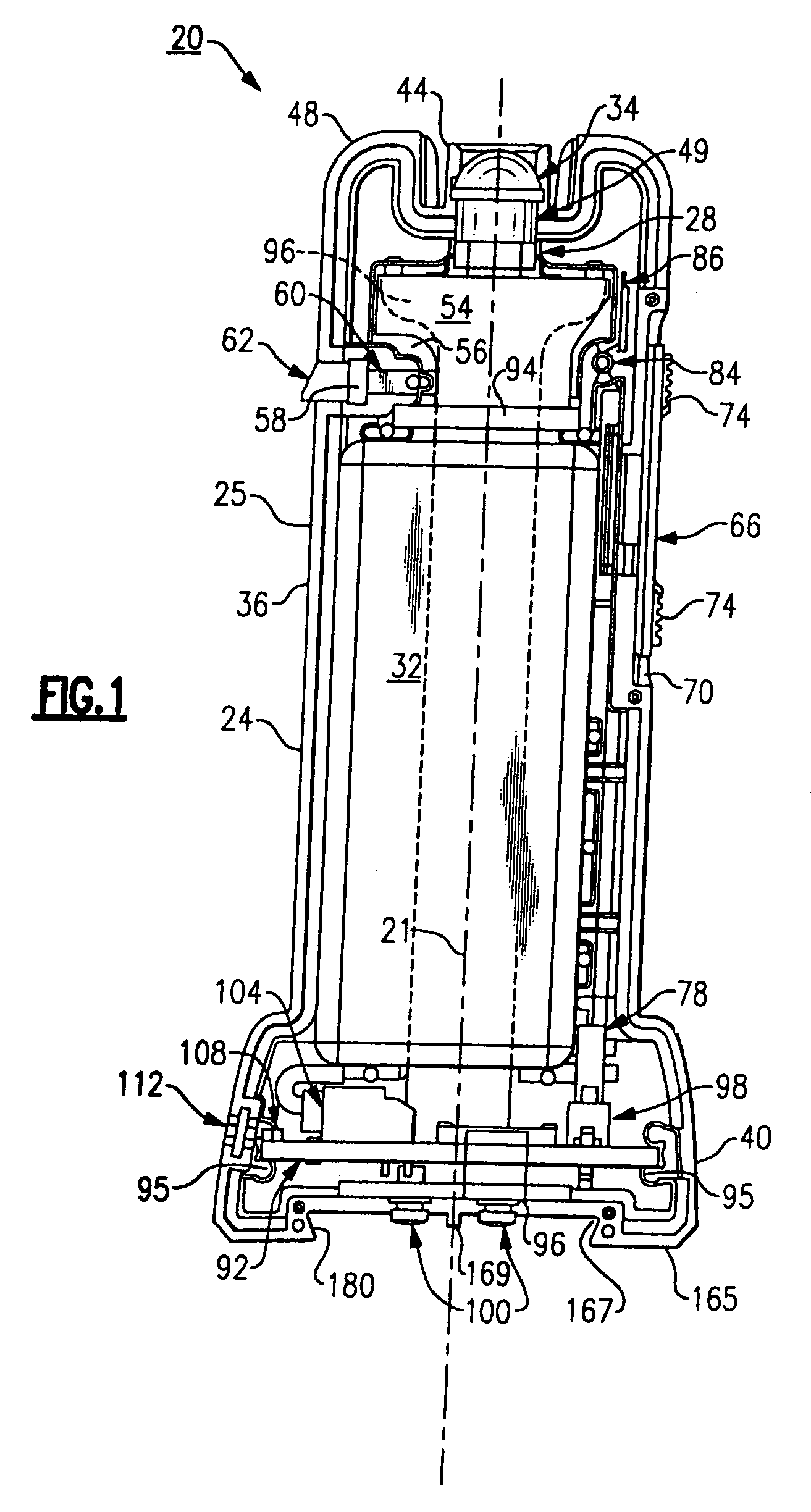 Vaginal speculum assembly having portable illuminator