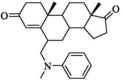 Industrial production method of exemestane