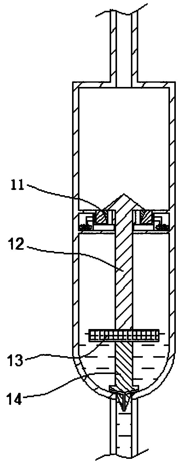 Glass water alarm mechanism for loading vehicle