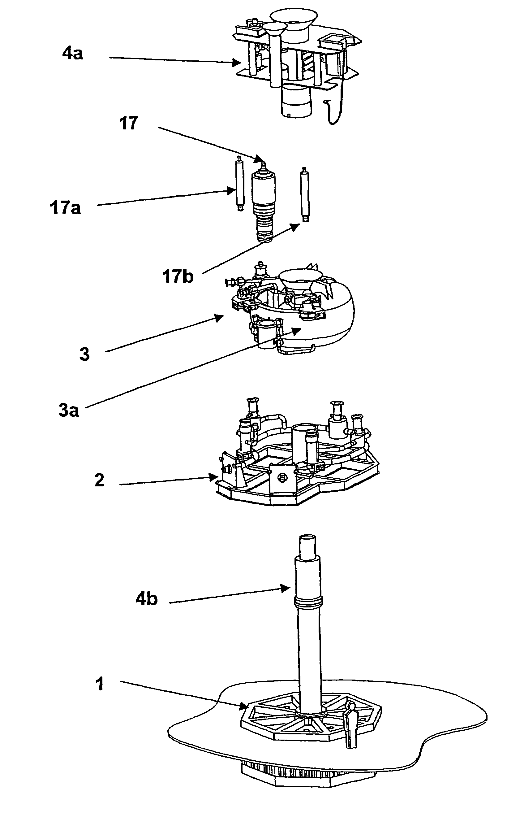 Subsea separation apparatus for treating crude oil comprising a separator module with a separator tank