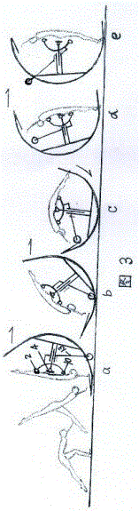 Forward handspring training instrument