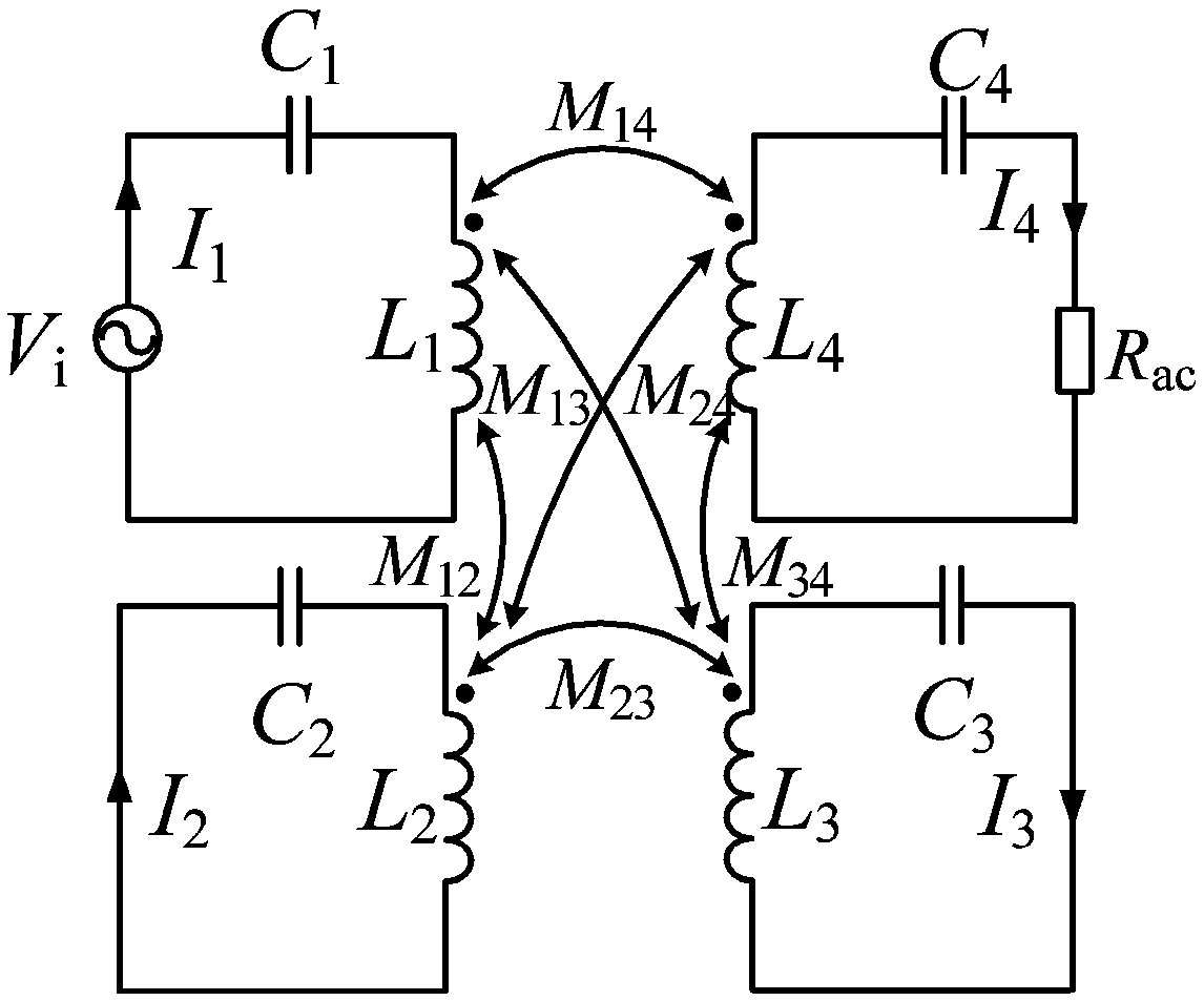 A constant current output radio energy transmission system capable of improving the anti-deviation ability