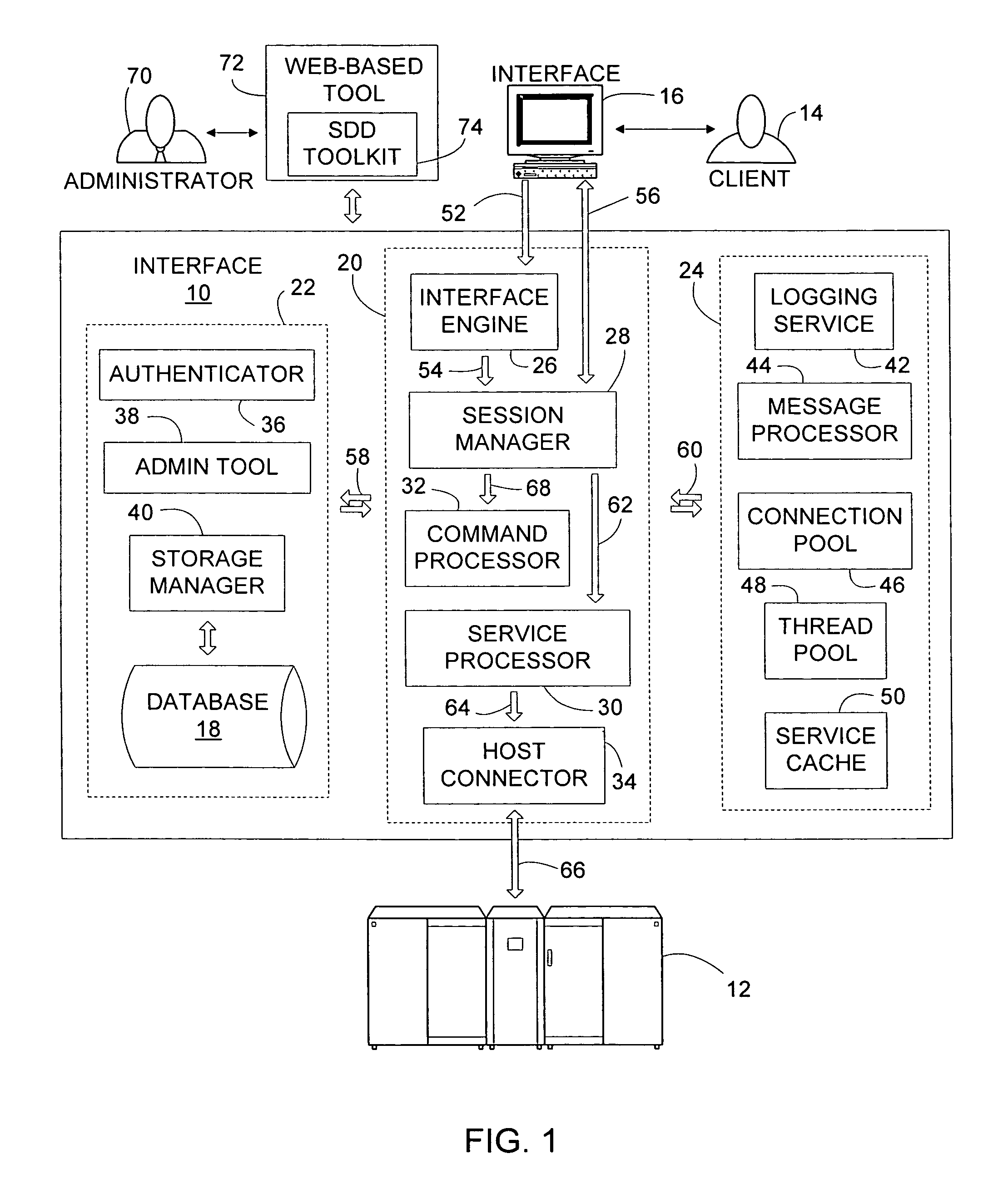 Screen scraping interface