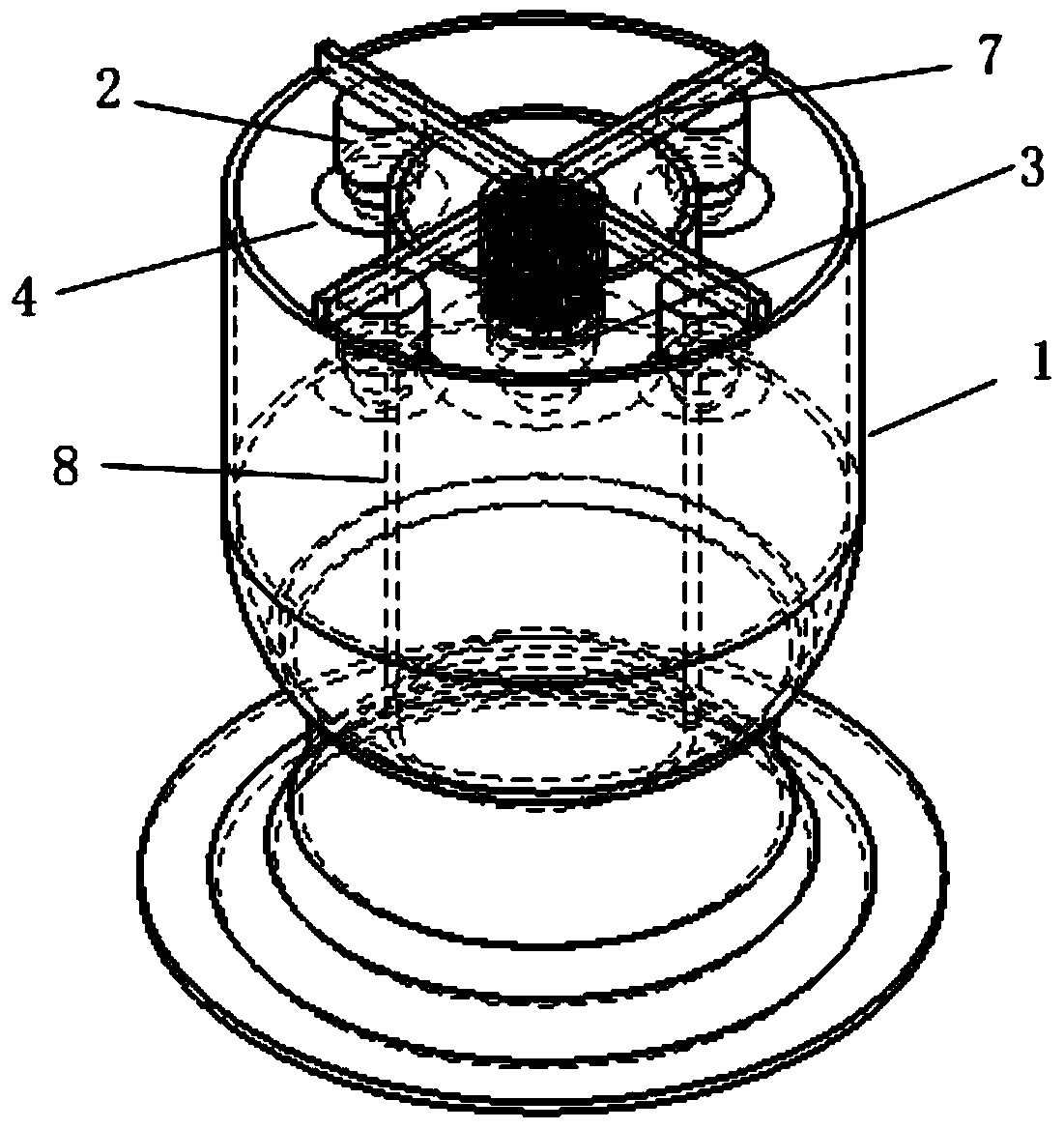 An underwater vector propulsor for flexible steering using the Coanda effect