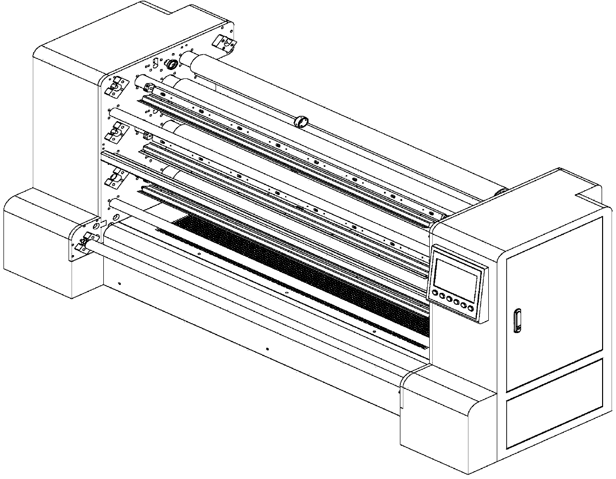 Large-size thermal color printer