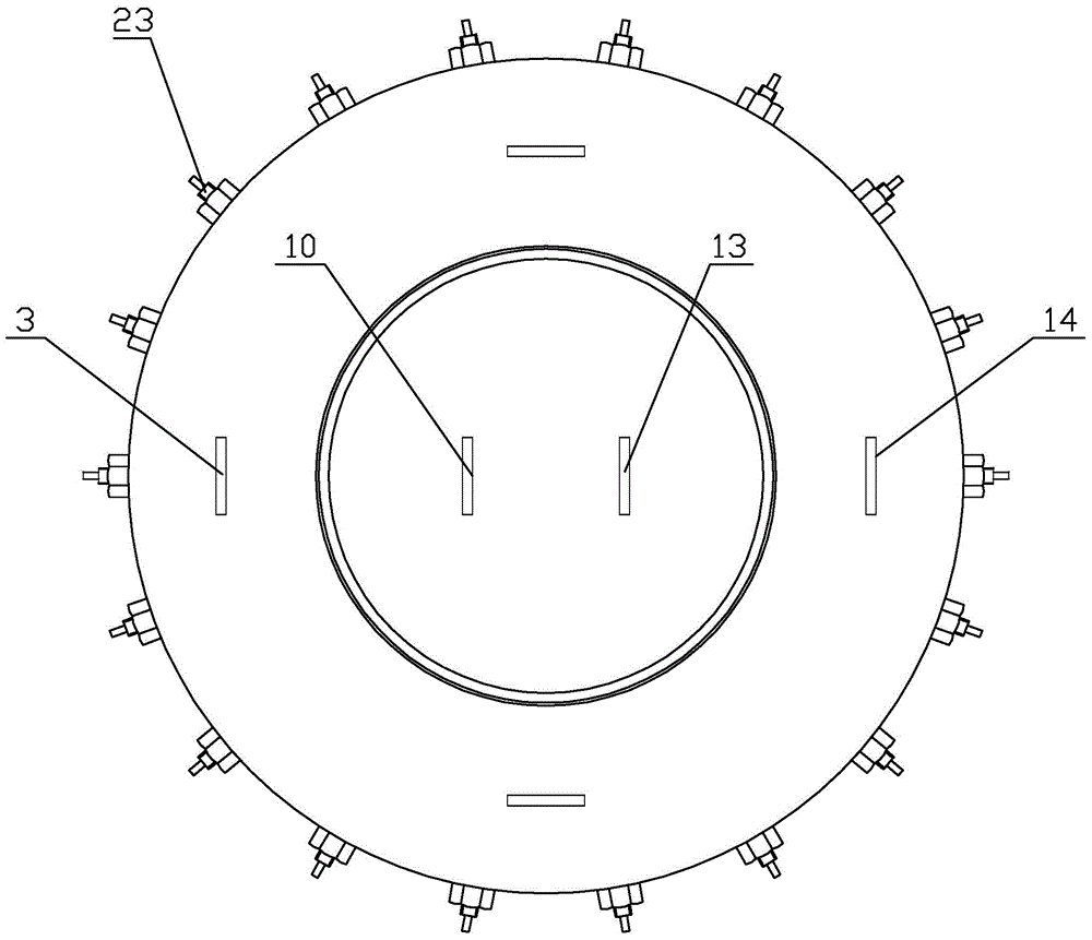 Spring fatigue test device