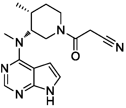 Tofacitinib controlled release tablet, preparation method and application of Tofacitinib controlled release tablet