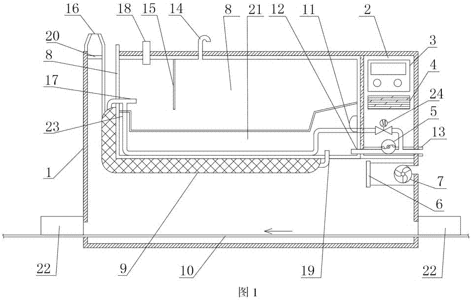 Slag waste heat recovery and utilization device