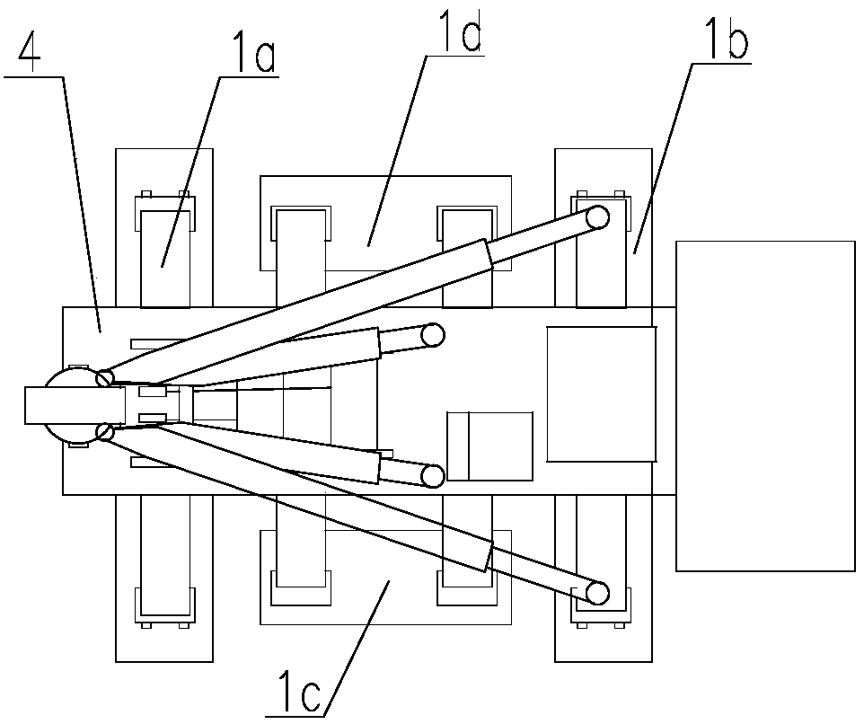 Walking pile frame