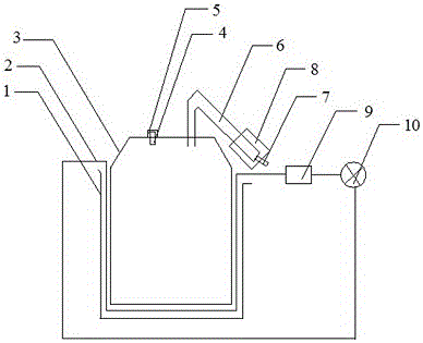 Novel recovery device for cleaning agent