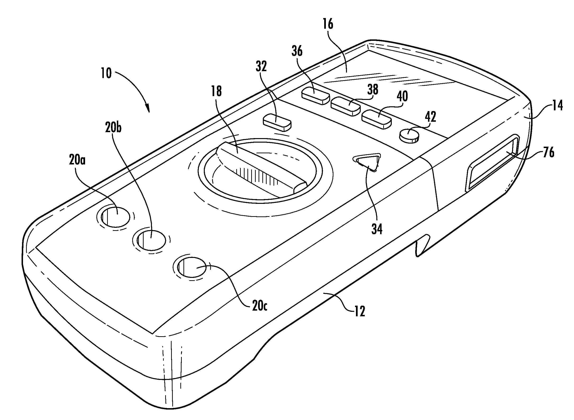 Digital multimeter having remote display with automatic communication mode switching