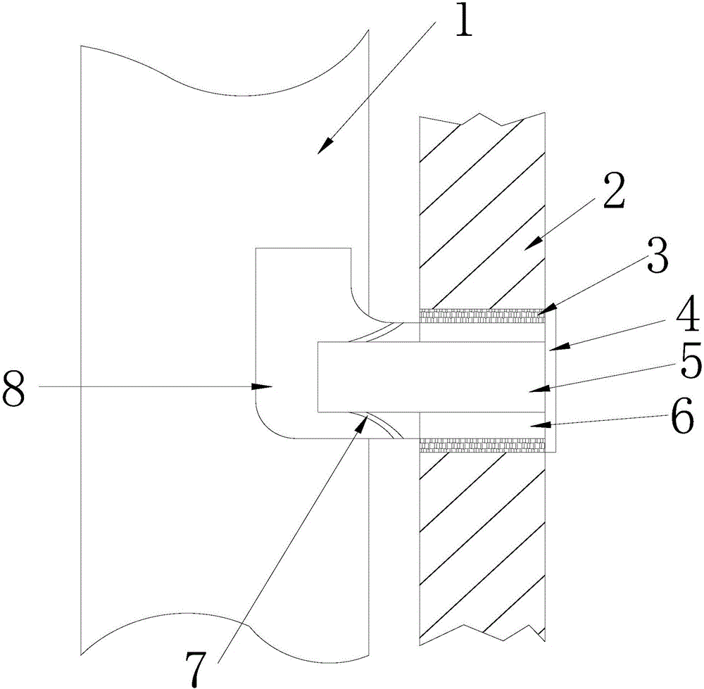 Shared flue capable of avoiding taints of odors