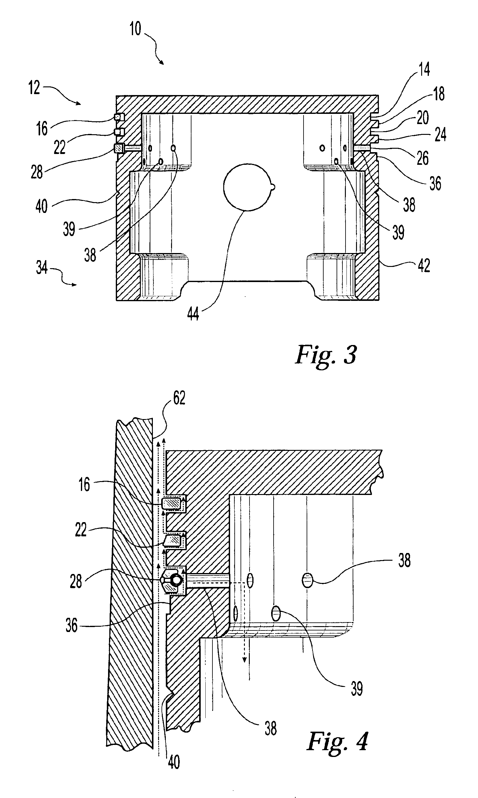 Contoured piston