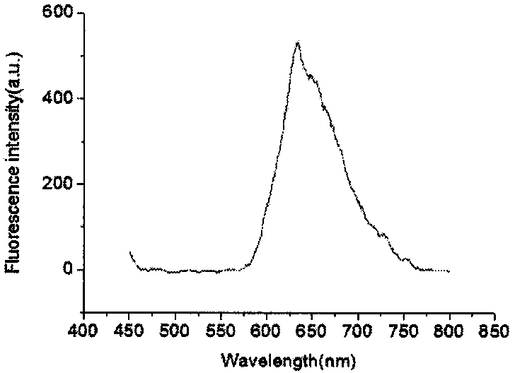 Nanometer titanium dioxide fluorescent powder and preparation method thereof