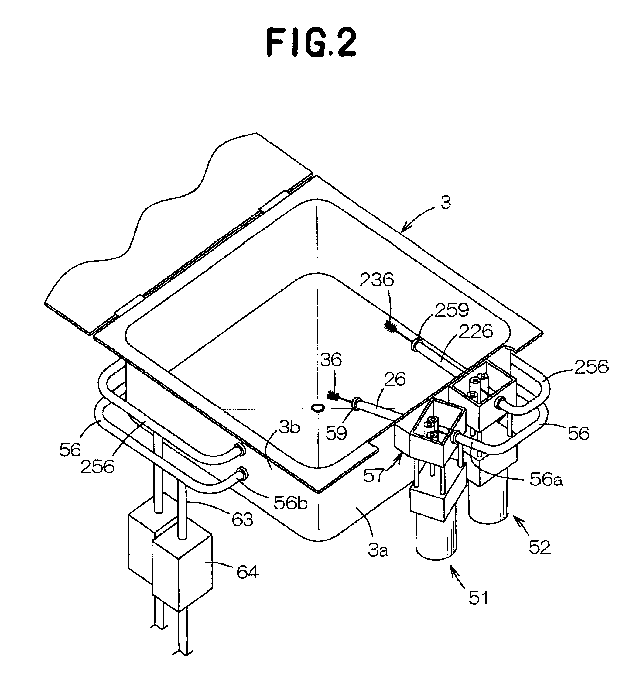 Washing apparatus for endoscope