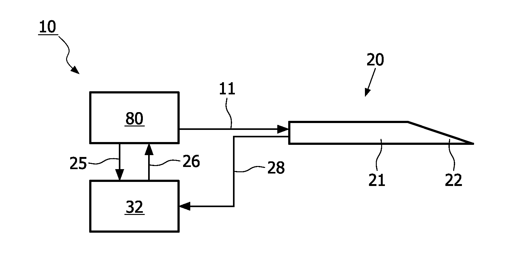 Optical examination device adapted to be at least partially inserted into a turbid medium