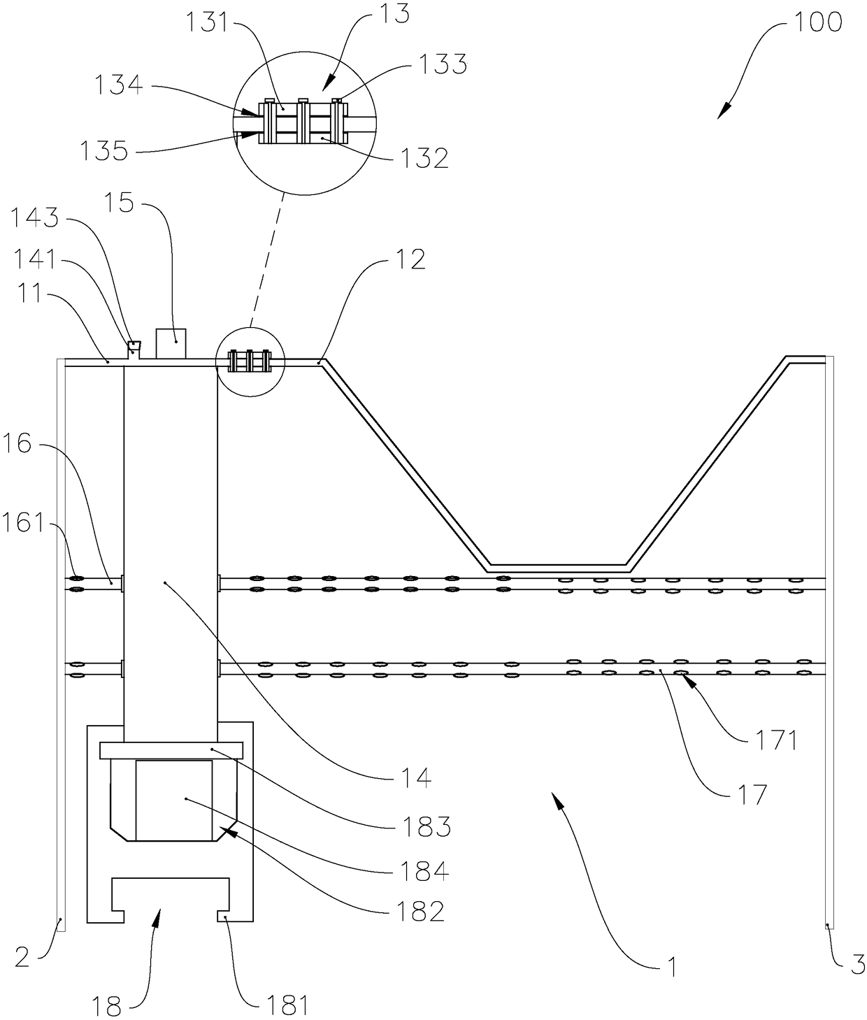 Continuous wall formwork and construction method of continuous wall