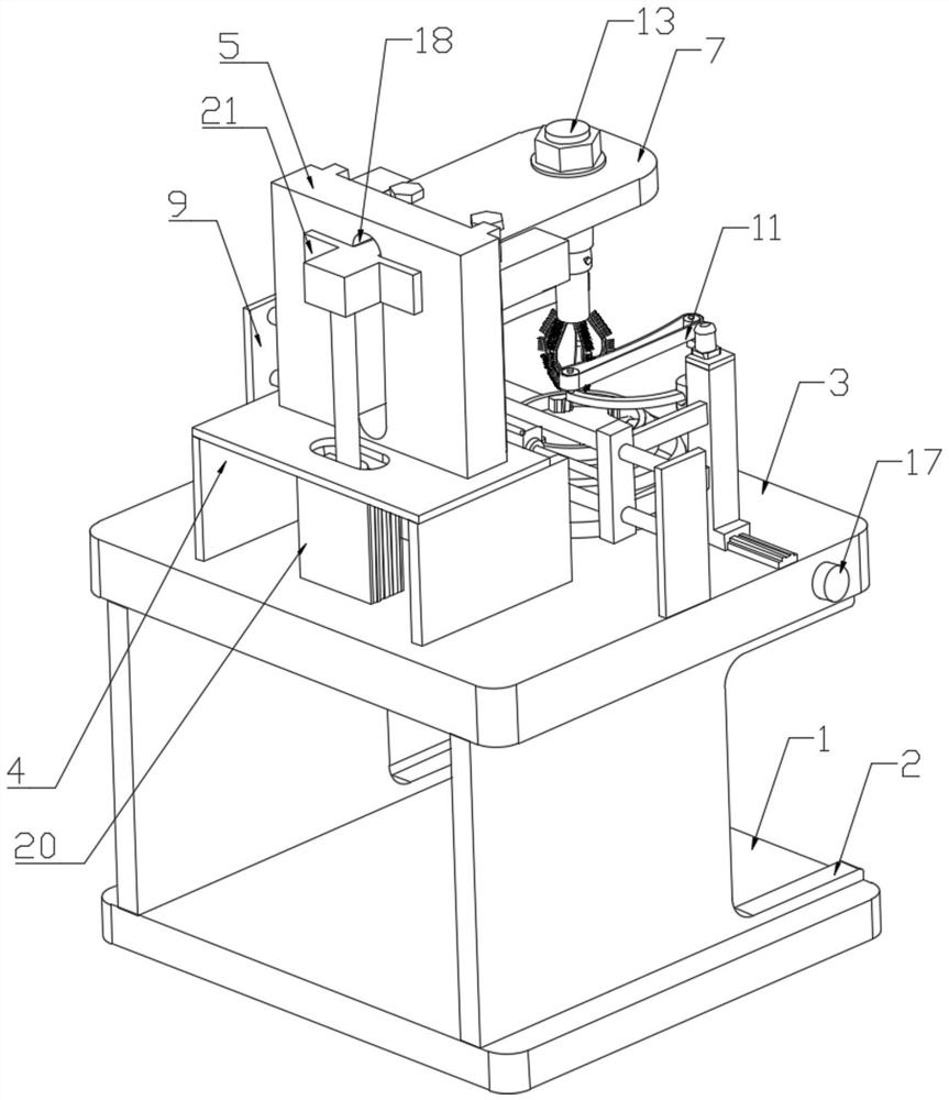 Pottery clay blank treatment device