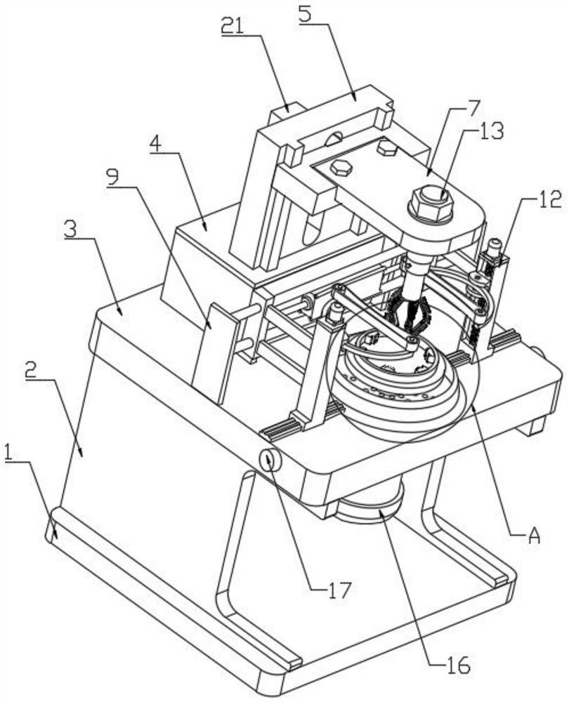 Pottery clay blank treatment device