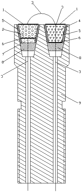 Oxygen chemical sensor for high temperature and high pressure hydrothermal system and preparation method thereof