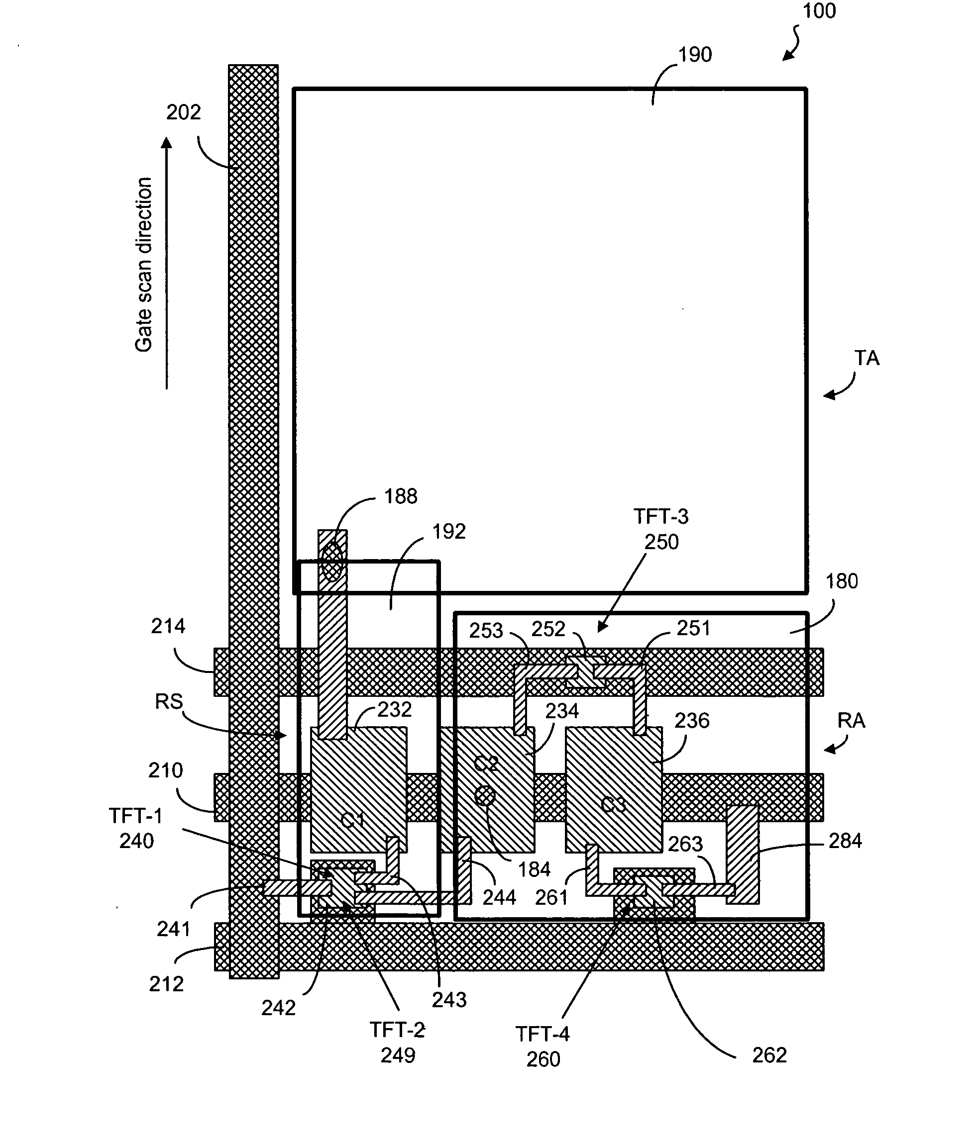 Transflective liquid crystal display with multi-threshold harmonization