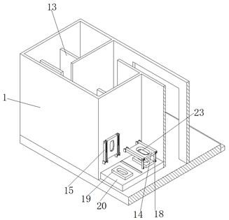 Tourism public toilet with good ground dehumidification effect