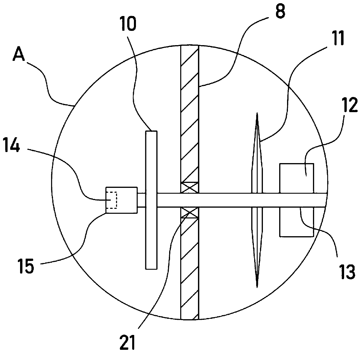 Anti-blocking device for building water supply and drainage