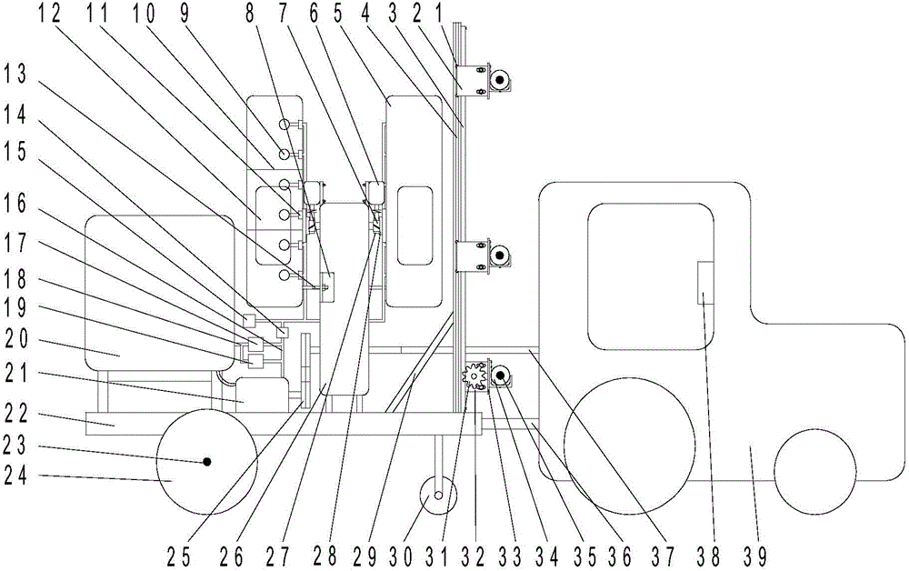 Self-adaptive orchard sprayer