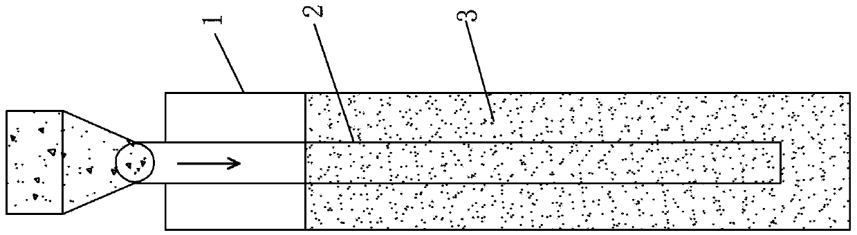 Underwater concrete spouting laitance prevention water-proof device