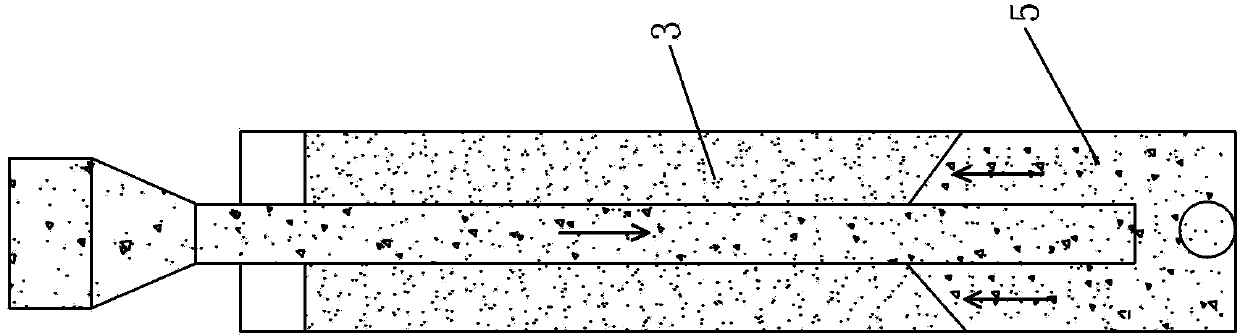 Underwater concrete spouting laitance prevention water-proof device