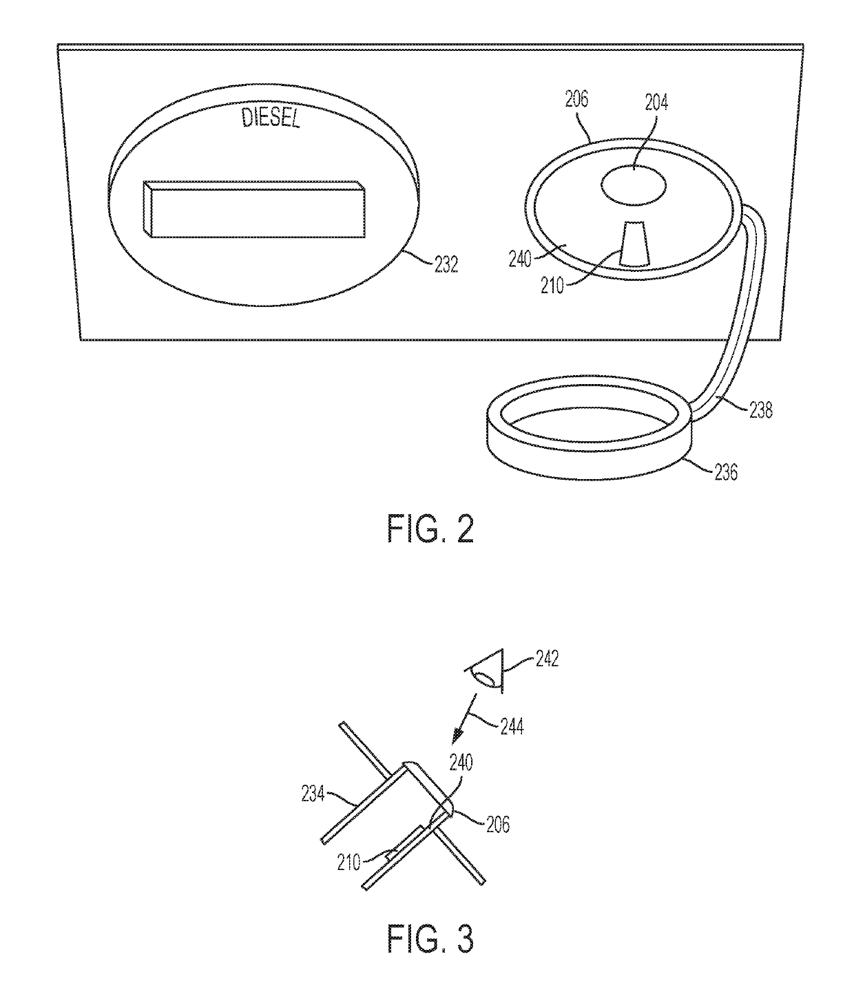 System, method and apparatus for making evident diesel exhaust fluid contamination