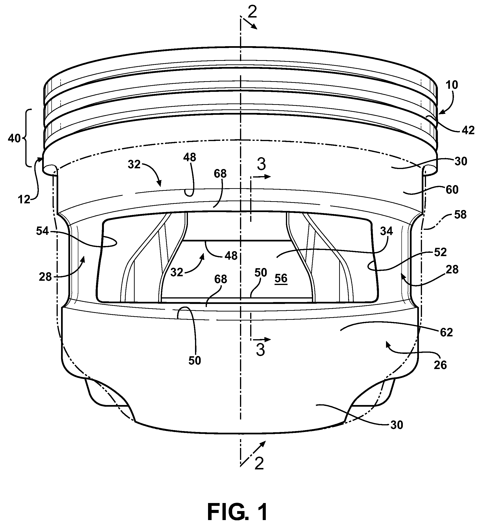 Piston with a skirt having oil flow slots and method of construction thereof