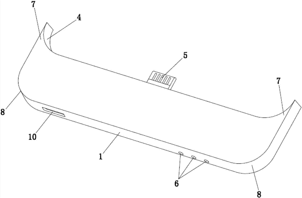 Magazine-type standby battery for mobile phone