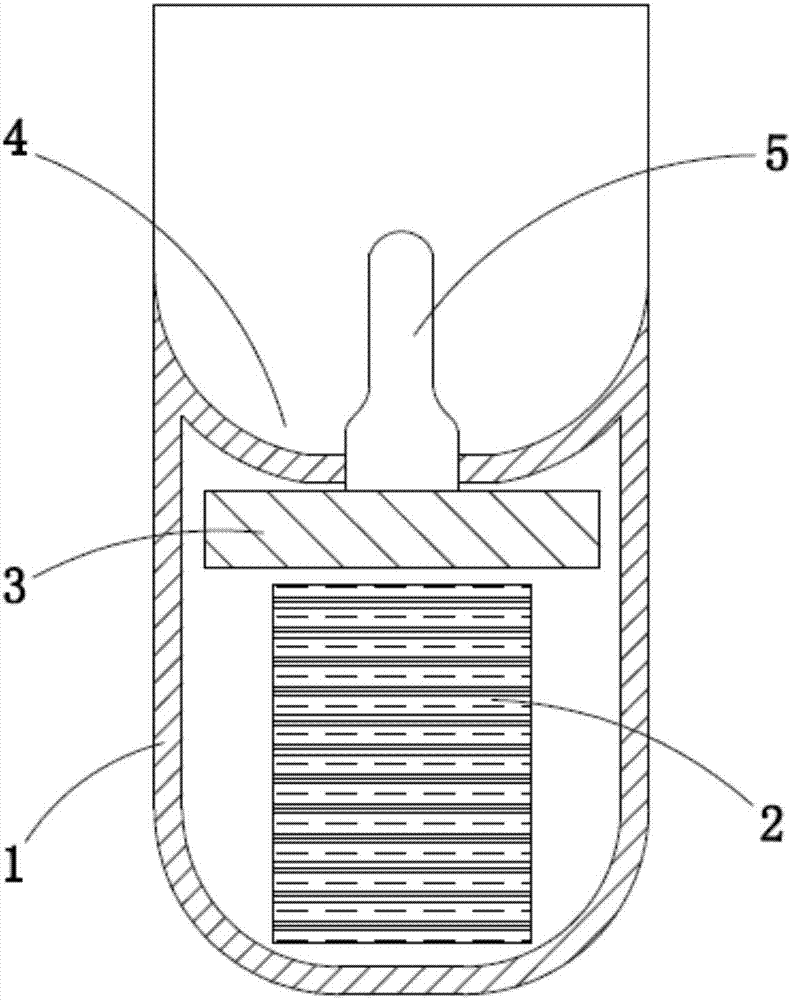 Magazine-type standby battery for mobile phone