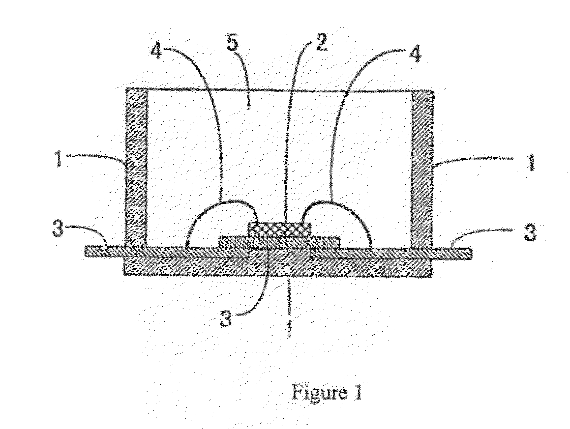 Light Emitting Device Encapsulated with Silicones and Curable Silicone Compositions for Preparing the Silicones